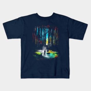 sunset on dagobah Kids T-Shirt